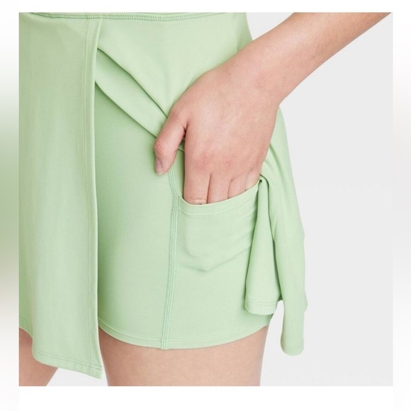 JoyLab - Women's Corset Detail Athletic Active Dress Green Size Large - Picture 9 of 9